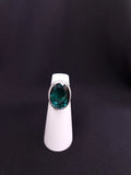 Anel Cristal Esmeralda